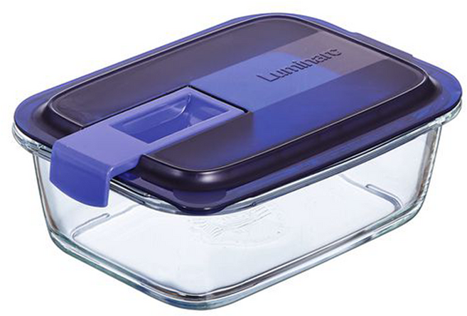 Luminarc 樂美雅 Easy Box保鮮盒, 1入, 長方形保鮮盒 820ml