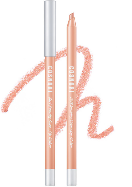 코스노리 소프트 드로잉 오버립 메이커 0.4g, 03 누디 피치, 1개