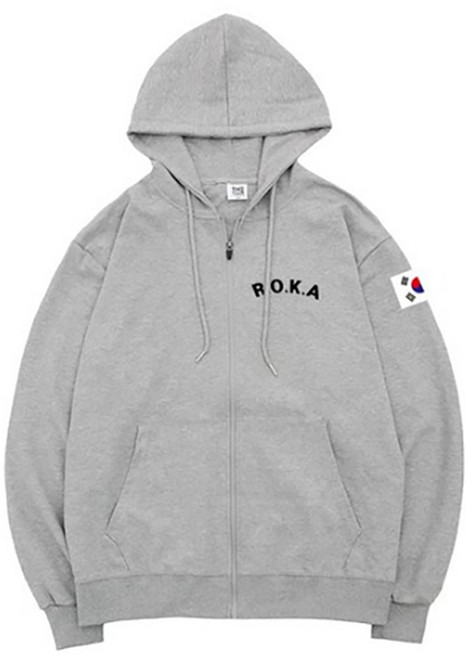 더팀 남녀공용 특양면 빅사이즈 로카 후드집업