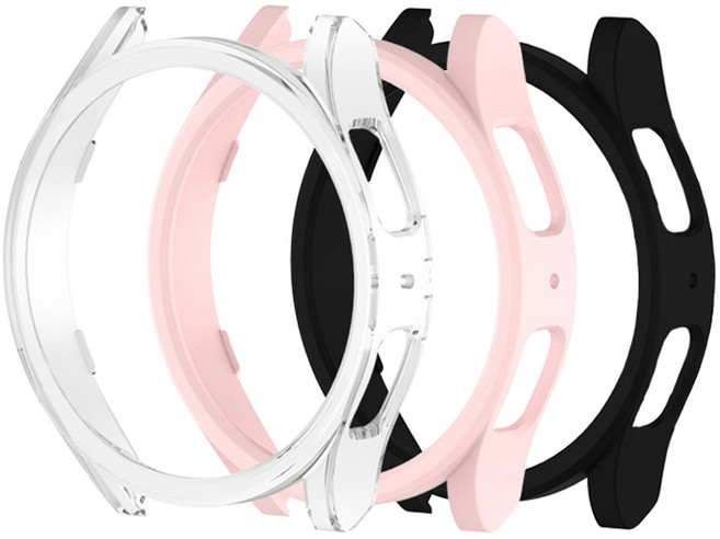 스토리링크 하드 커버 케이스 3종 세트, 투명, 핑크, 블랙, 1세트