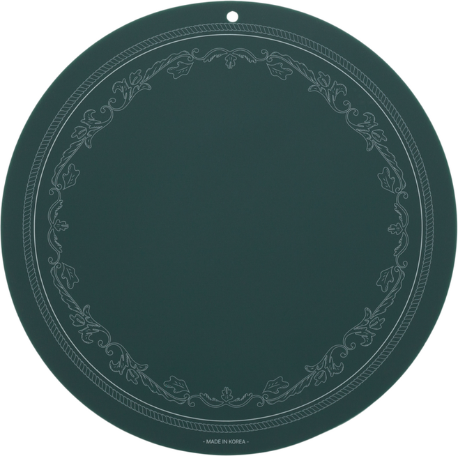 디아르 내열 실리콘 냄비받침 인덕션 보호 매트 아마빌레 L, 다크그린, 1개