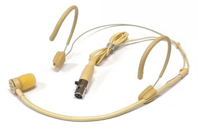 모스 고급형 헤드셋 3핀 무선마이크용 아이보리, HM-10