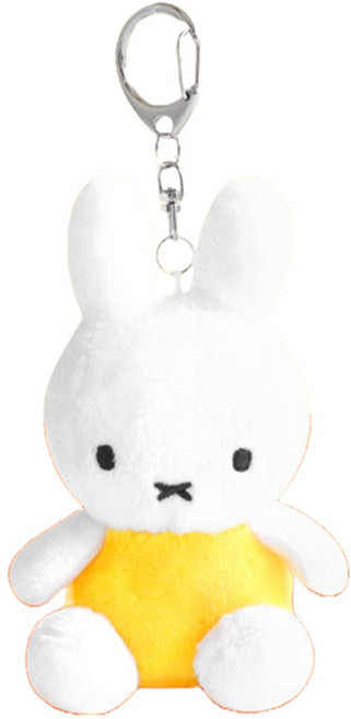 매니어리틀 미피 시팅 가방고리 봉제인형, 8cm, 옐로우, 1개
