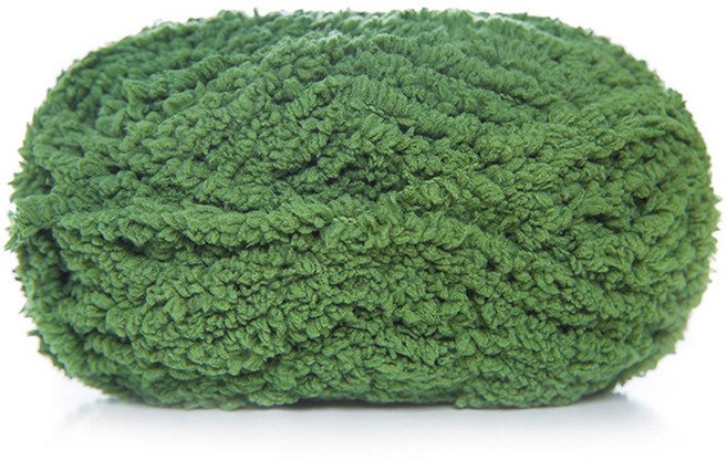 피어니스트 극세사 수면사 털 뜨개실, 그린, 1개