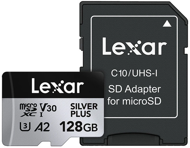 렉사 Professional Silver PLUS 마이크로SD 메모리카드, 128GB, 1개 - 쿠팡