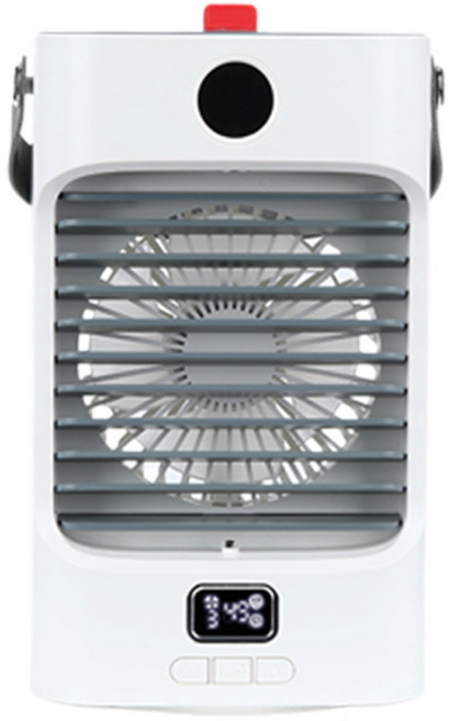 ILWOO 이동식 싱글 무선 미스트 자동회전 미니 냉풍기, IW-G777(화이트)