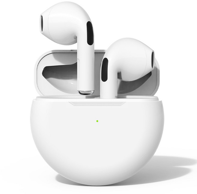 모즈온 무선 블루투스 이어폰, TEM-TWS-i12(Pro6), 화이트