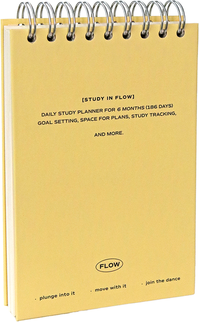 아이코닉 플로우 6개월 만년 스터디플래너, 01 Butter yellow, 1개