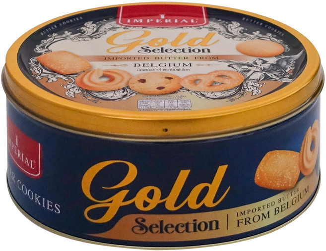 임페리얼 골든 셀렉션 벨기에 버터쿠키, 454g, 1개