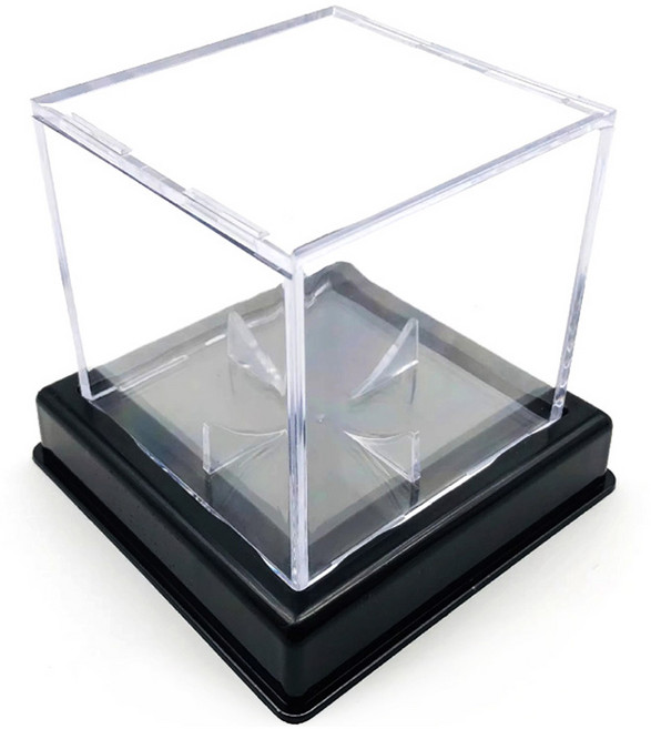 몬테로 고급 야구공 싸인볼 보관 케이스, 투명, 1개