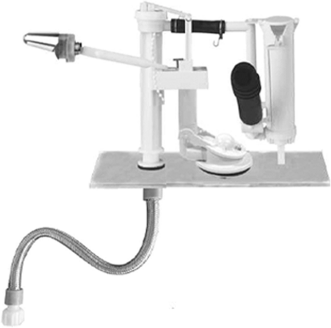 와토스 원피스제트펌프형양변기부속 WSG413 핸들+고압호스포함, 혼합색상