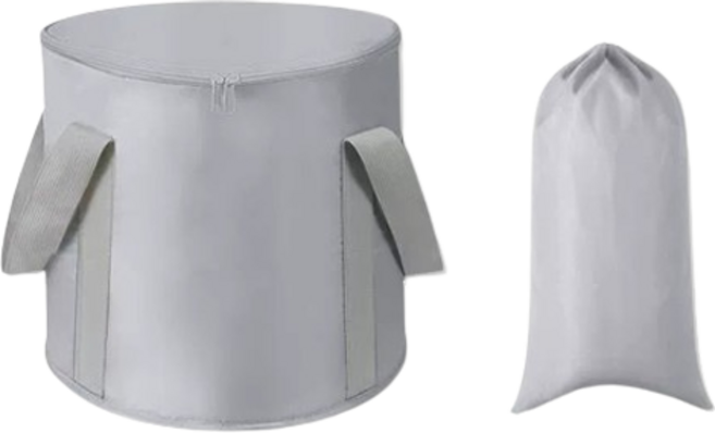 스카위즈 접이식 발 마사지 족욕기, 1개, 그레이