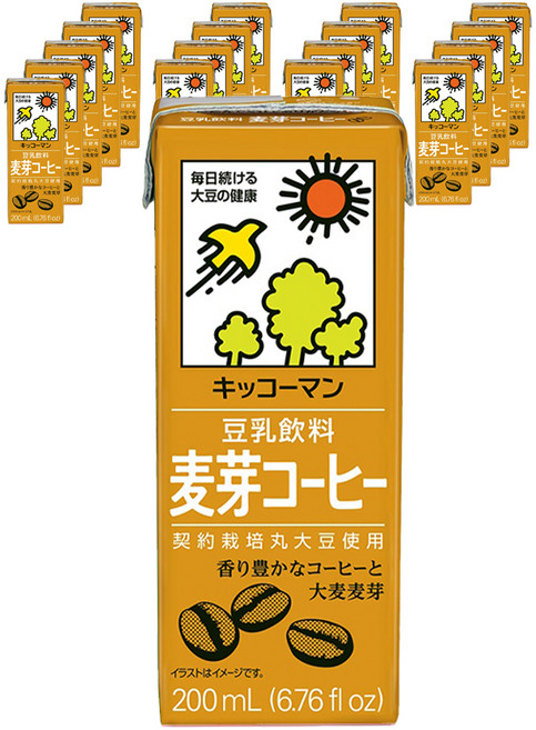 기꼬만두유 커피맛, 200ml, 18개