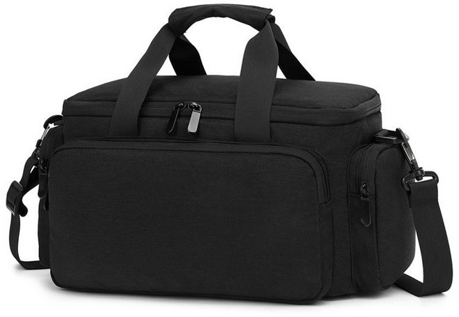 Ez2mk 大容量相機郵差單肩包 CB10, 1個, 黑色