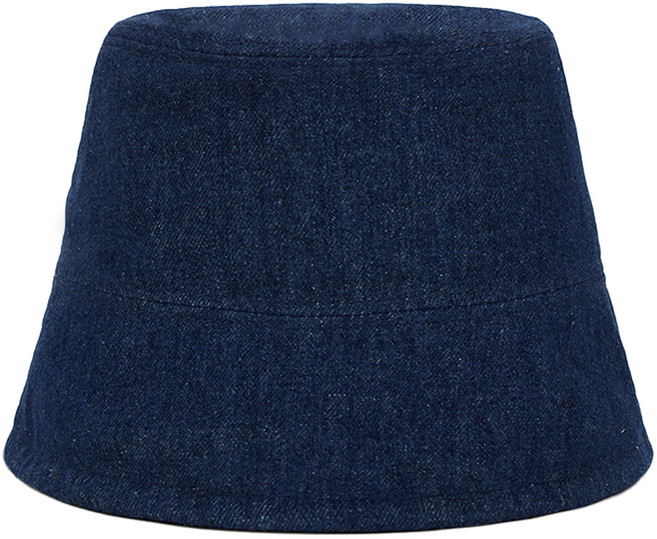 바잘 스터드 논워싱 데님 드롭 버킷햇
