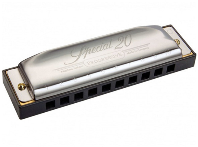 HOHNER Progessive Special 口琴, 1個, M560016X, 綜合顏色