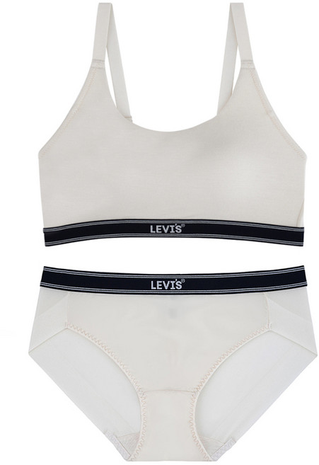 리바이스바디웨어 여성용 시그니처 스포츠 브라팬티세트