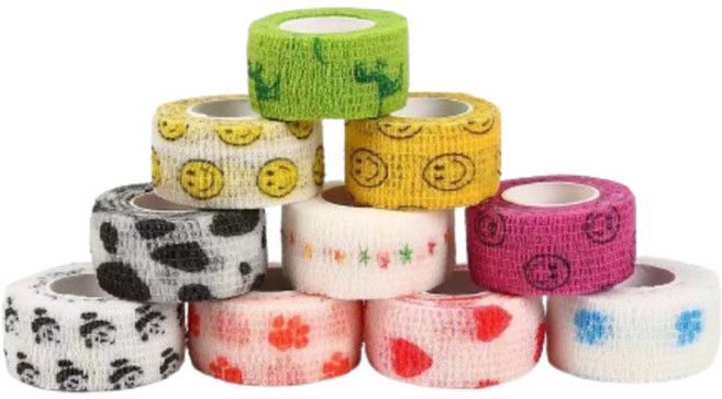 정상아이앤 손가락 보호 압박 탄력 밴드 10종 세트, 1세트