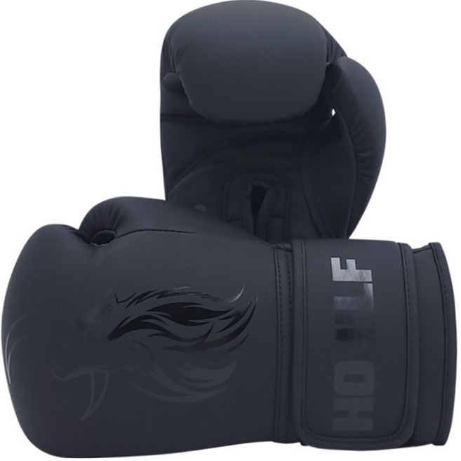 하울프 아테나 복싱글러브, 무광 블랙, 1세트