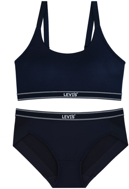 리바이스바디웨어 여성용 시그니처 스포츠 브라팬티세트