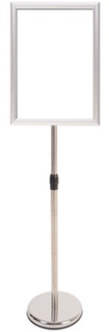포스터 스탠드 입간판 A4, 실버, 1개
