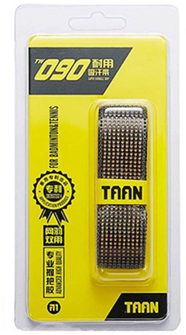 탄 배드민턴 쿠션그립 TW-090, 블랙 + 오렌지, 1개