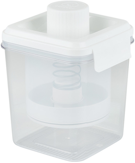 이지앤프리 3단 꾸덕이 대용량 유청분리기 1.8L, 혼합색상, 1개