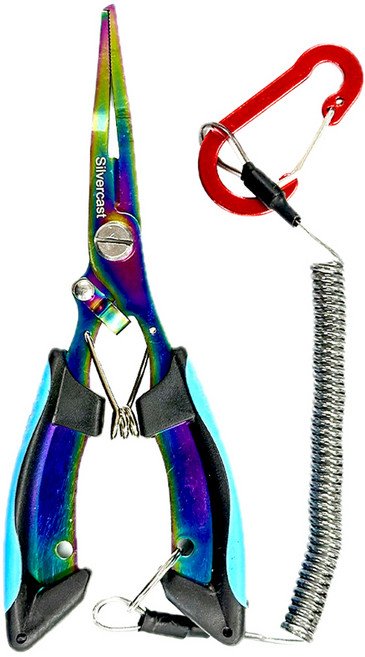 실버캐스트 티타늄 낚시 플라이어, 블루, 1개