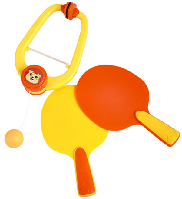 캐스비 문틀고정 사자 탁구세트, 혼합색상, 1세트