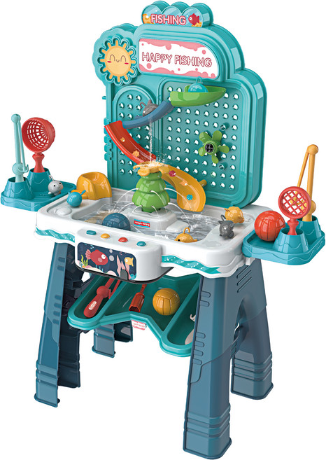 올리블리 낚시놀이 테이블 세트, 혼합색상, 1개