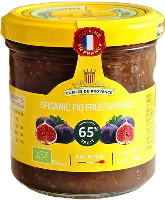 꼼드프로방스 유기농 무화과 잼, 170g, 1개