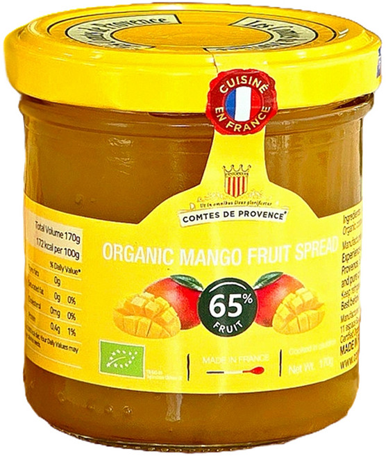프로방스 유기농 망고잼, 170g, 1개