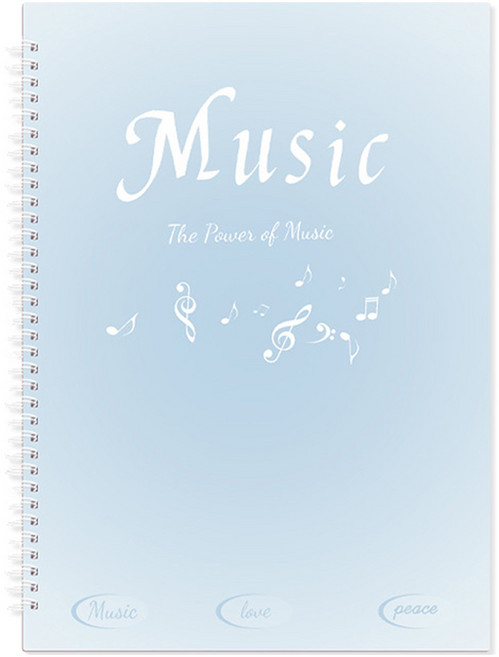 동아피엠에스 A4 스프링 악보 파일 보관함, 블루, 1개