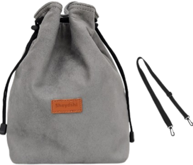 블루코지 카메라 가방 숄더형 M, 그레이, 1개