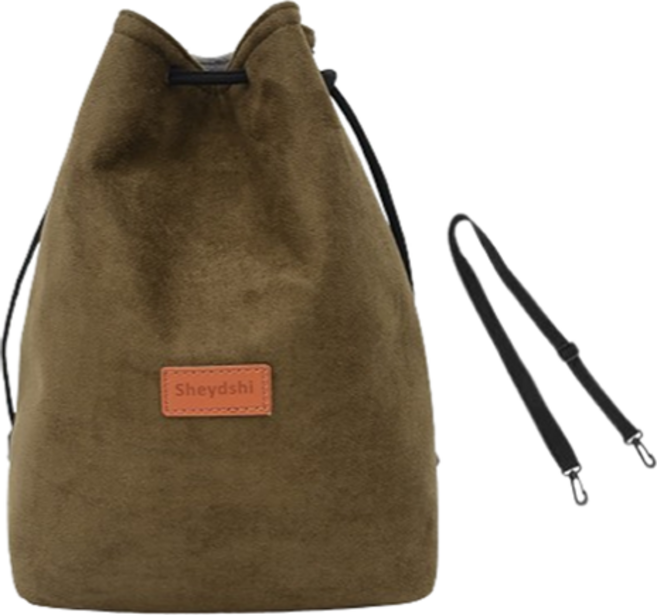 블루코지 카메라 가방 숄더형 S, 카키, 1개