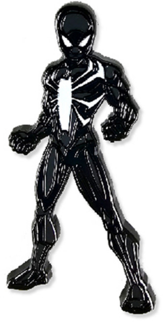 Iknowk 漫威蜘蛛人單面徽章 Black Costume Spider Man