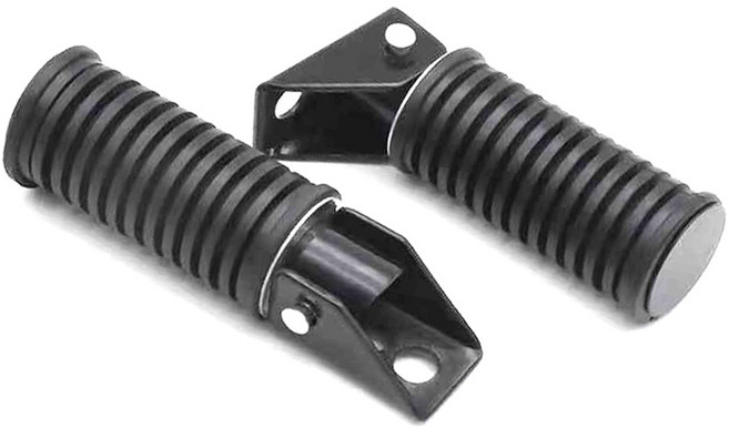 접이식 자전거 발받침 양쪽세트 BF-40, 블랙, 1세트