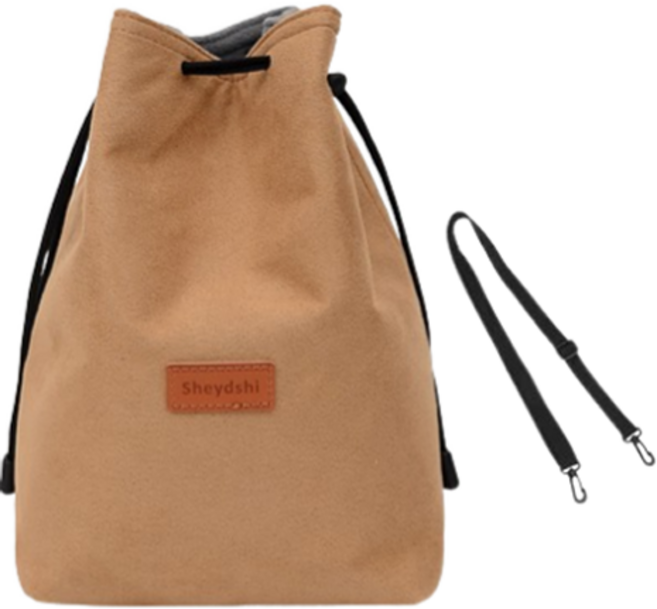 블루코지 카메라 가방 숄더형 M, 베이지, 1개