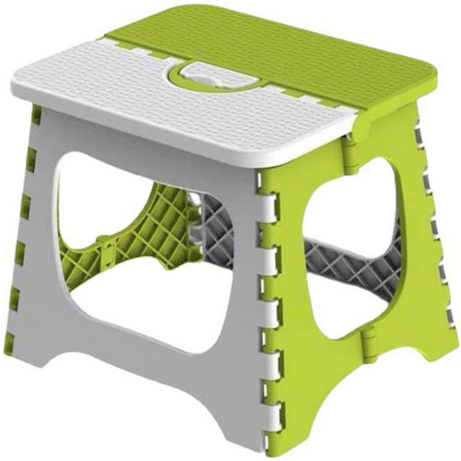 솔브리빙 모던 휴대용 접이식 의자 대형, 라이트그린, 1개