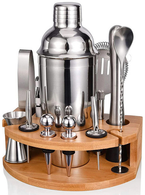 벨르디자인칵테일쉐이커올인원 홈텐딩 바텐더 용품 세트 750ml S235, 세트B, 1세트