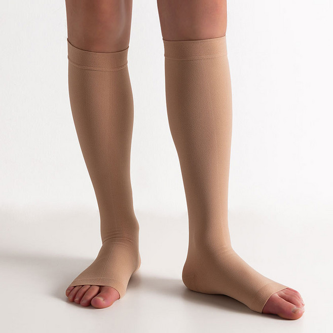 及膝露趾壓力襪