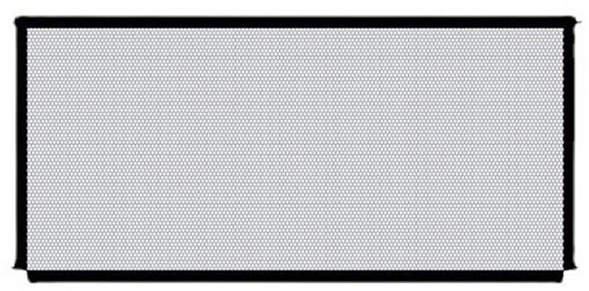 펫코노미 강아지 메쉬 롤링 안전문 펜스, 블랙, 1개