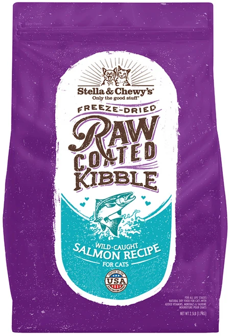 스텔라앤츄이스 로우코티드 키블 와일드코트 레시피 포 캣 사료, 연어, 1.1kg, 1개 - 쿠팡