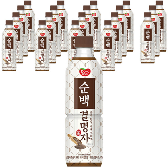 동원 순백 결명자차, 500ml, 20개