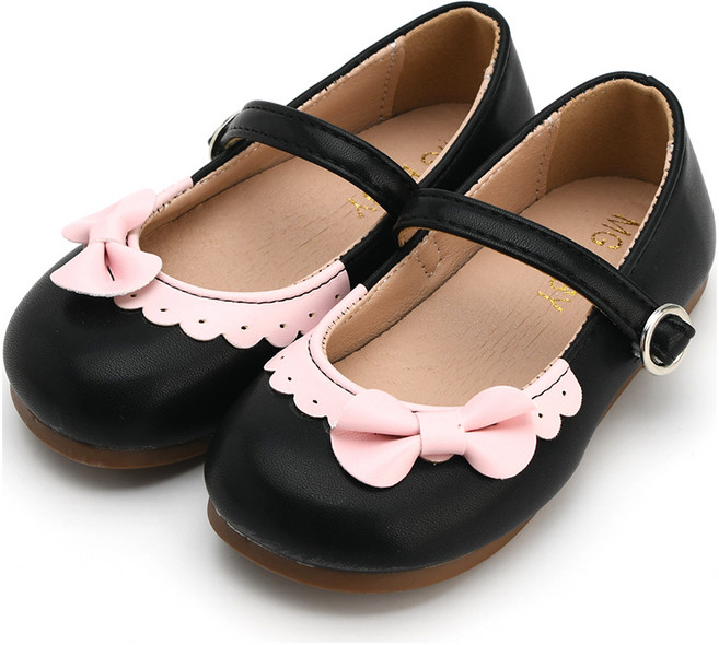 래빗풋 여아용 리띠 플랫 구두