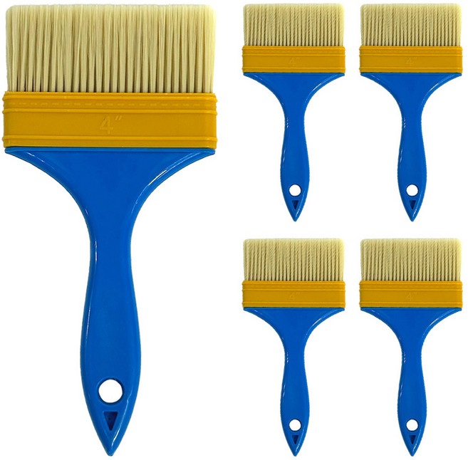 월드크린 고탄력 페인트 붓, 5개