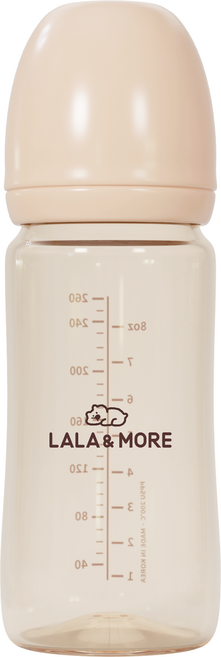 라라앤모어 라라베베 PPSU 프리미엄 젖병 노꼭지, 고미베이지, 1개, 260ml