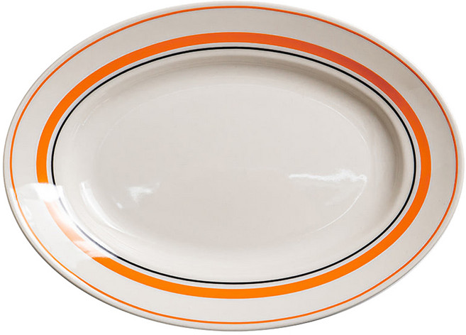 카네수즈 데일리 오벌 타원 볼, 오렌지, 1개