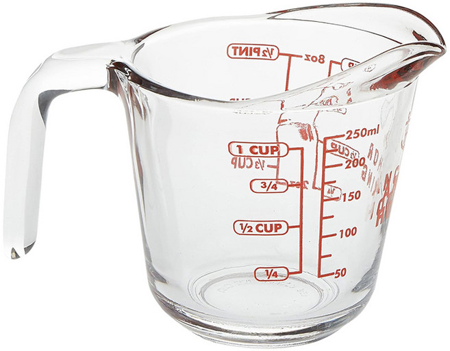 앵커호킹 계량컵, 레드, 1개, 250ml