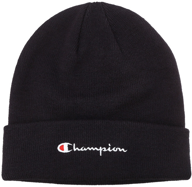 챔피온 남녀공용 스크립트 로고 커프드 비니